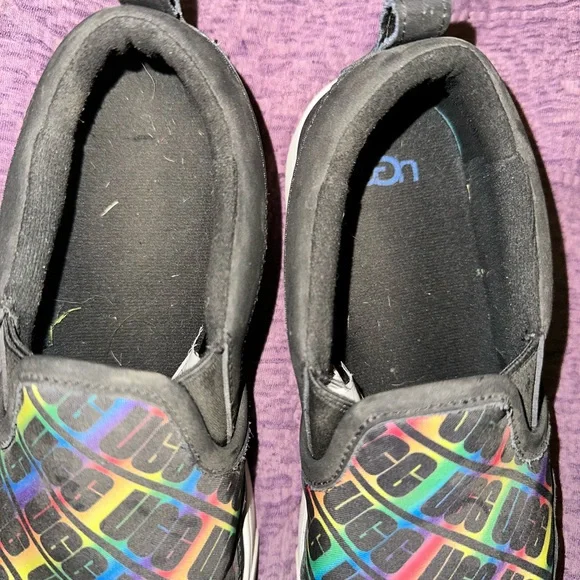 UGG Black Sneakers with Woven Design - Picture 3 of 9